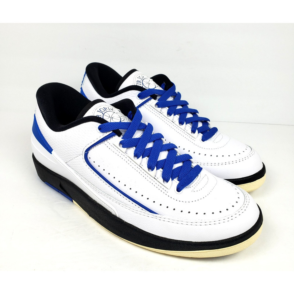 Nike Air Jordan 2 Retro Low Womens Size 8.5 Varsity Royal White Black Shoes